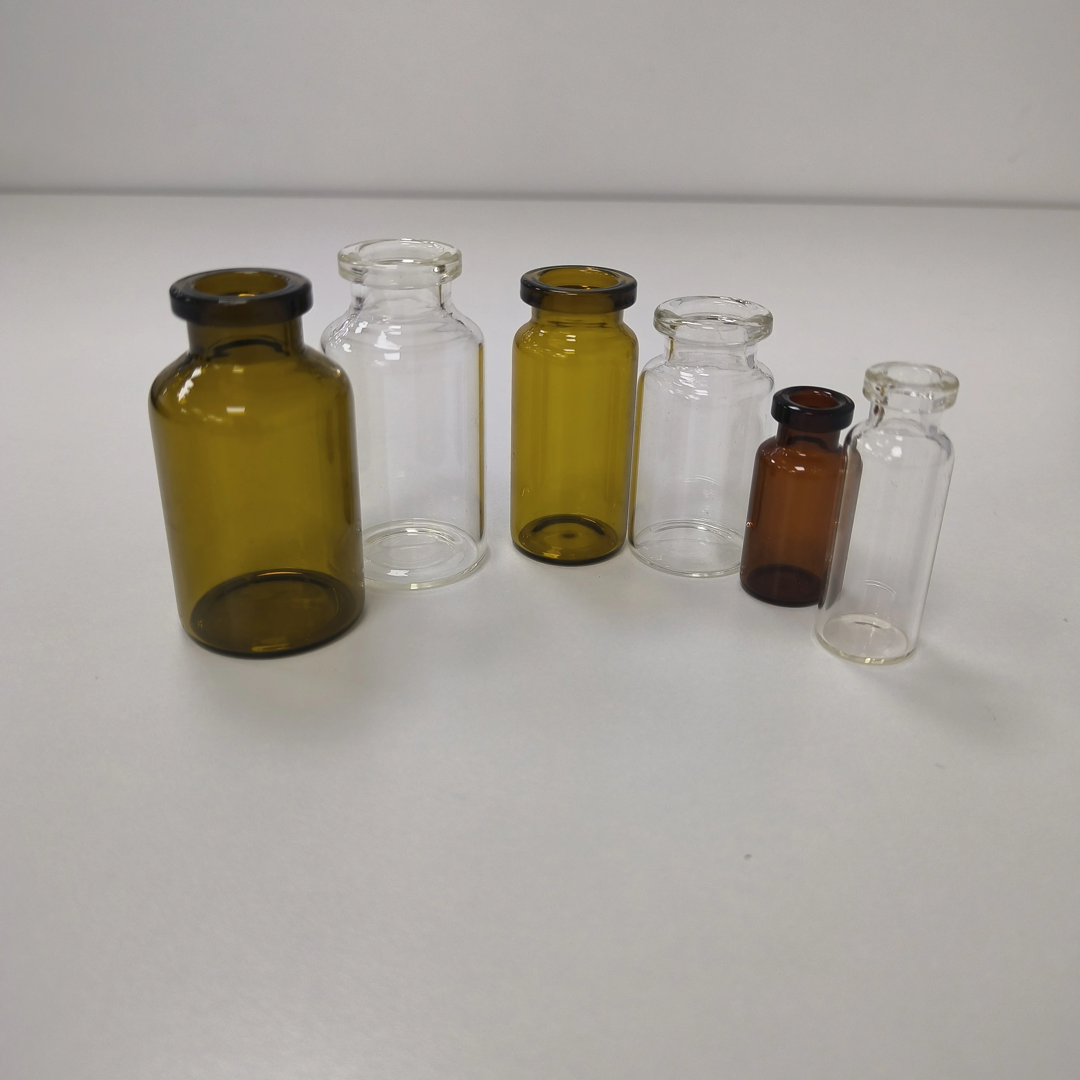 5ml 10ml 15ml High Quality clear Amber test Steroid Injection Glass Bottle Vails