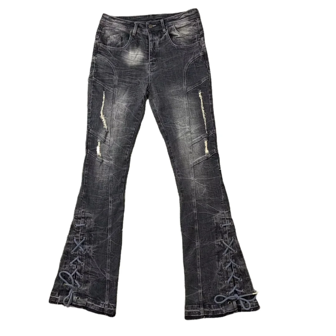 パンツ semantic design destroy flared denim Y2K Semantic Design 00s Flared Denim – firstfinal