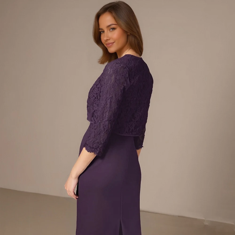 TEENYEE Designer Evening Wrap Mother of the Bride Bridesmaid Sheer Bridal Bolero Lace Jacket for Bride Dress