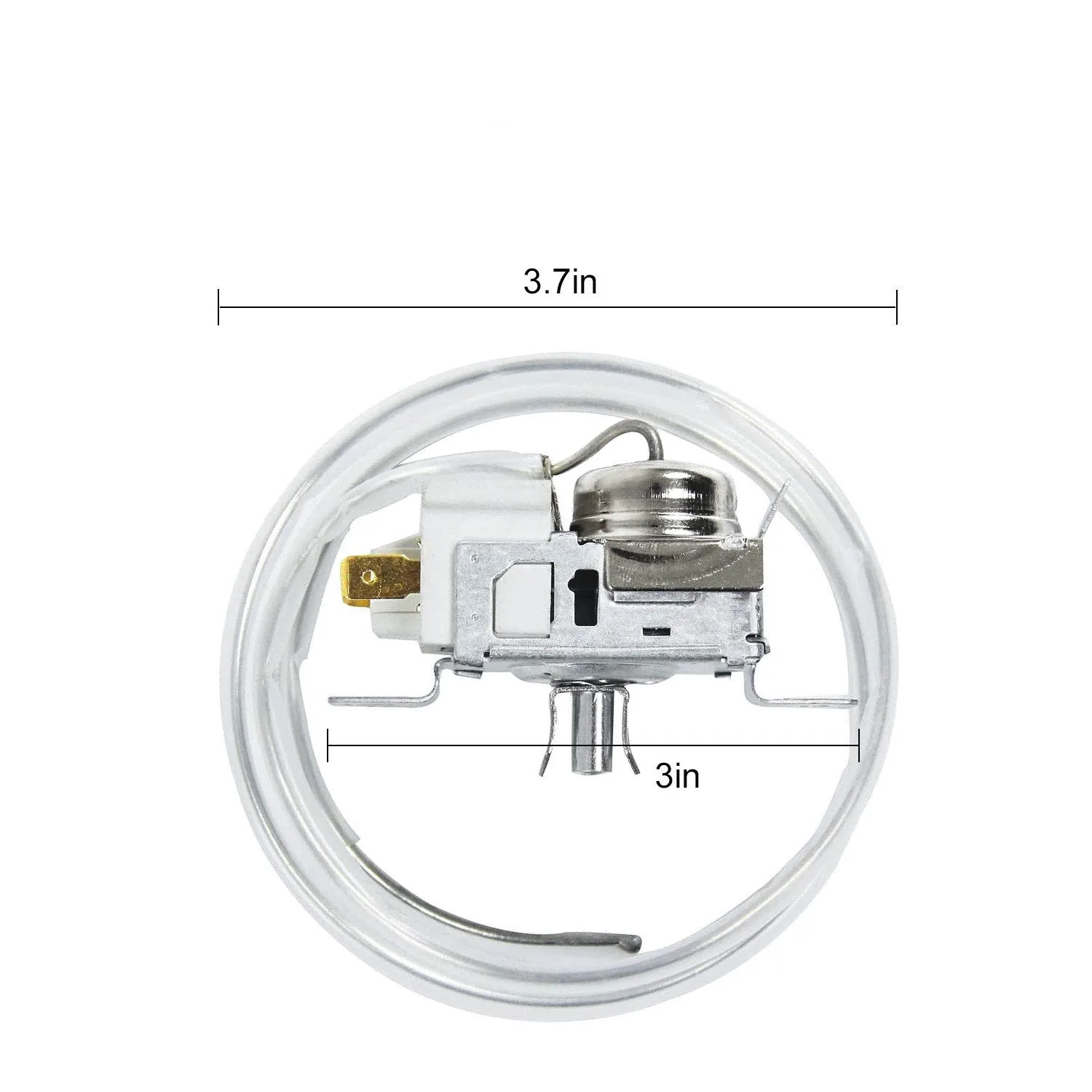 2198202 Refrigerator Cold Control Thermostat Air Conditioner Parts Capillary Defrost HVAC Bimetal Thermostat