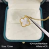 Necklace-18K Gold-White