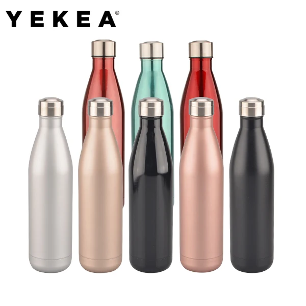 STAINLESS STEEL BULLET VACUUM THERMOS FLASK HOT & COLD 350/500/750/1000ML 