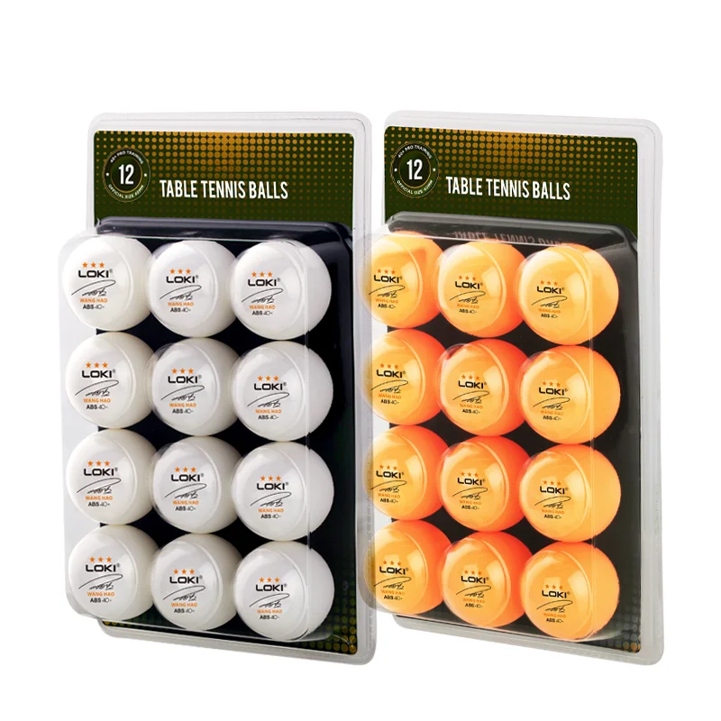LOKI новые высококачественные мячи для пинг-понга на заказ оптом настольного тенниса 3 звезды