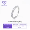 0.54ct  Half Eternity Ring