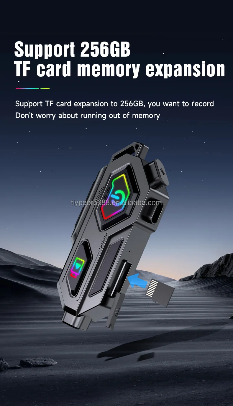 product tiypeor bluetooth hd camera recorder rgb colors motorcycle tf card fm radio 360 rotatable tape light motorcycle helmet headset-7
