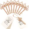 10 pack bead chain rose gold