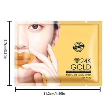 24K gold lip mask