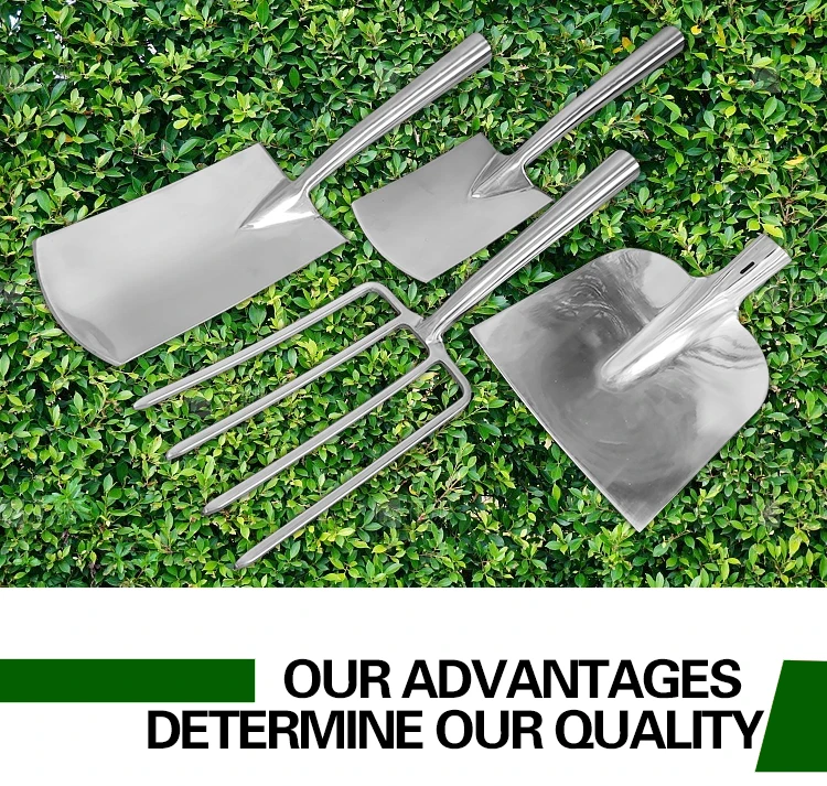 product hot sales  digging tools spade  garden camping farming customized  stainless steel shovel with handle-5