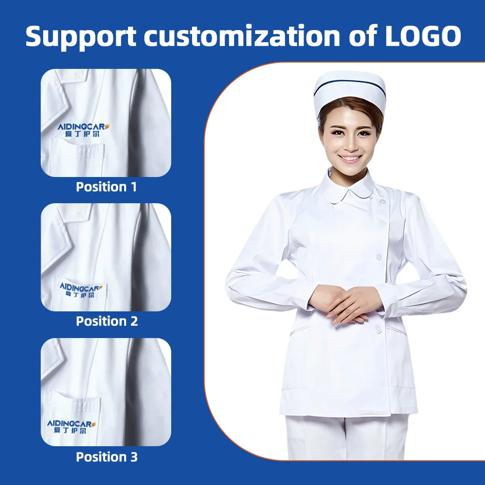 Wholesale Women's Nursing Scrub Uniform Sets for Hospital Use Winter L - product detail 3