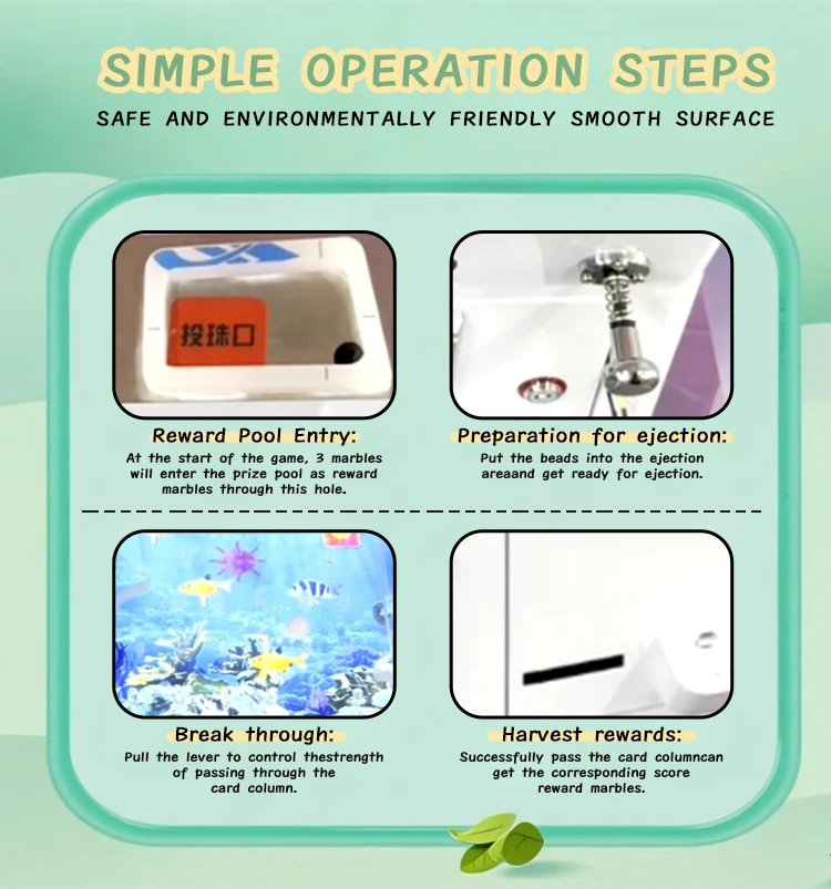 Funpark New Arrivals Coin-Operated Arcade Redemption Machine Happy Bounce Tickets Lottery Games 1 Year Warranty English Metal manufacture