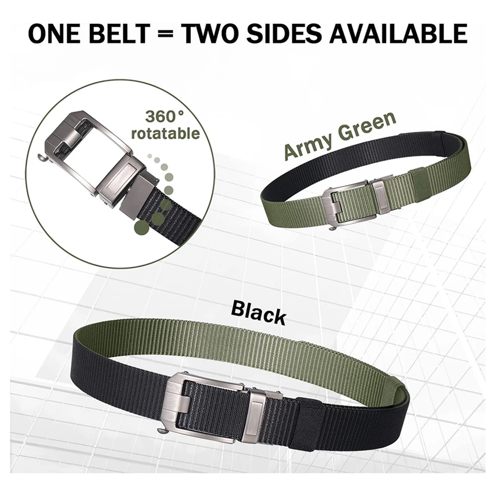 Adjustable Fashionable Reversible Multifunctional Ratchet Belt Wholesale Nylon Web Tactical Work Belt