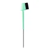 Steel needle eyebrow brush green