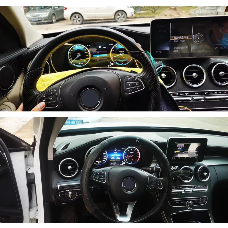 12.3'' Screen Dashboard Speedometer For Mercedes Benz Cclass W204 W205