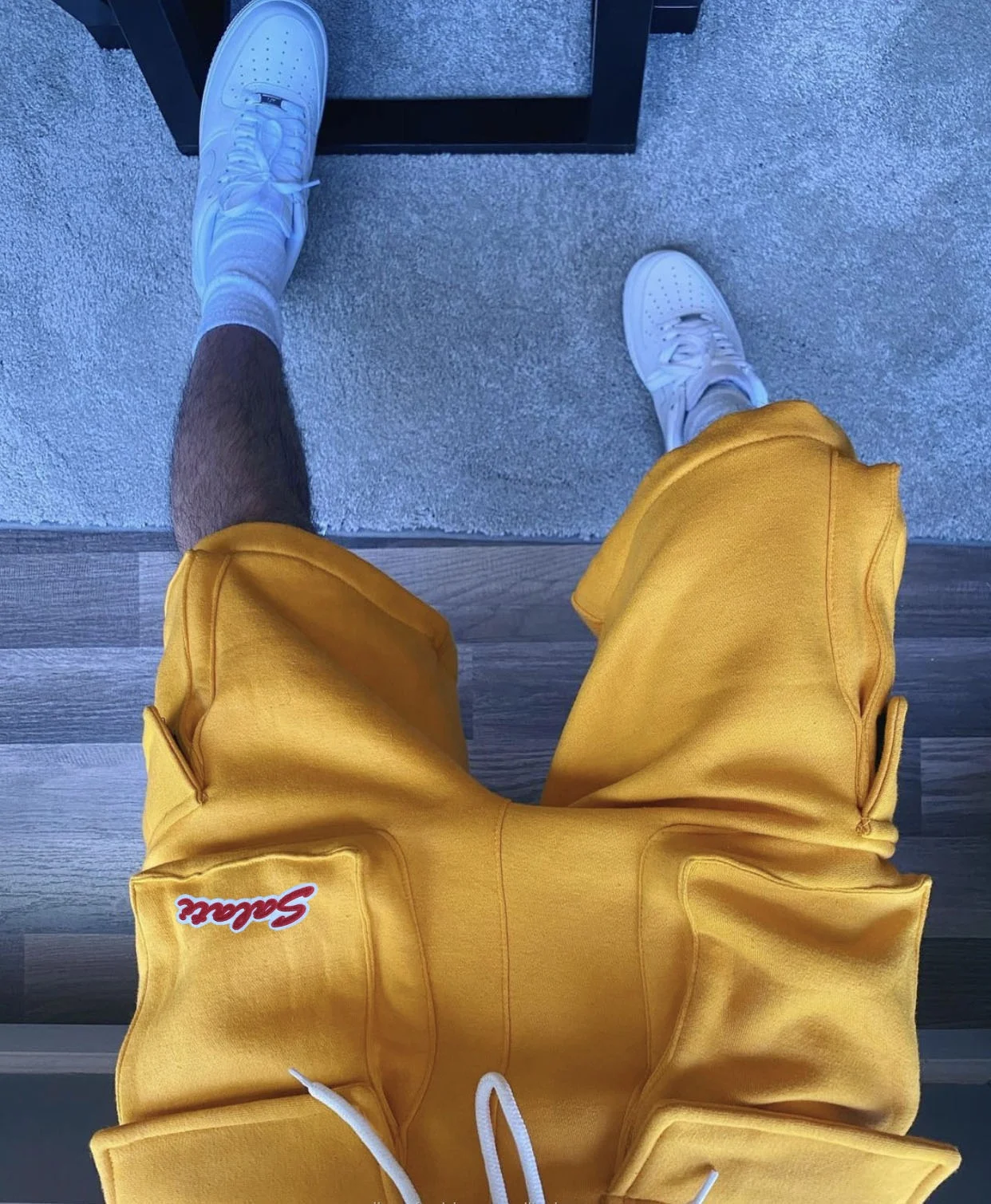 Custom Cargo Short Pants Multi 6 Pockets Fleece 5 Inch Inseam Men Shorts Embroidery Cotton Nylon Streetwear Jogger Cargo Short gallery 2