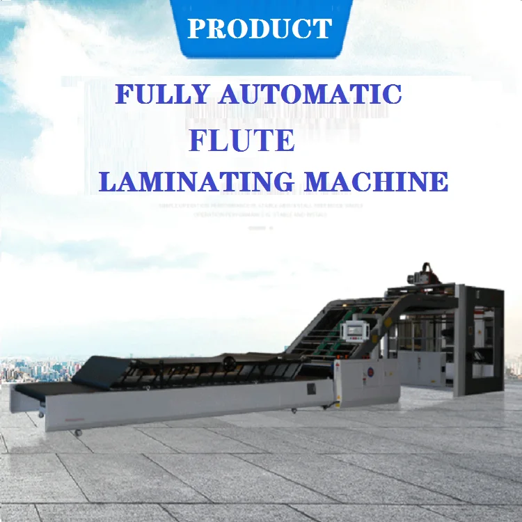 Fully Automatic Corrugated Cardboard Making Machine Carton Laminating Machine Paper Mounting Laminator Machinery
