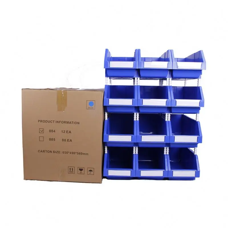 Cheap Organizer Nut and Bolt Storage Bins for Warehouse Plastic Box Industrial Multifunction Office Organizer Polygon 30 Cartons