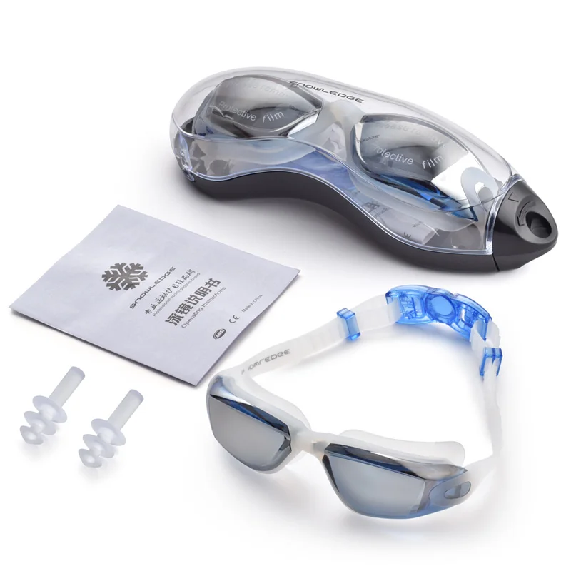 Anti fog adult UV protection summer  swimming glasses