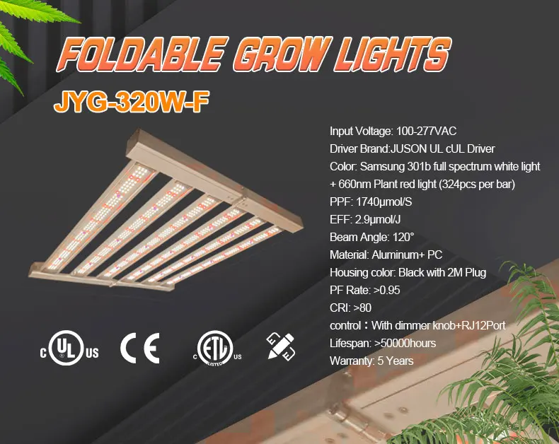 Hot Selling Highest Yielding 320w Led Grow Light Dimmable Full Spectrum