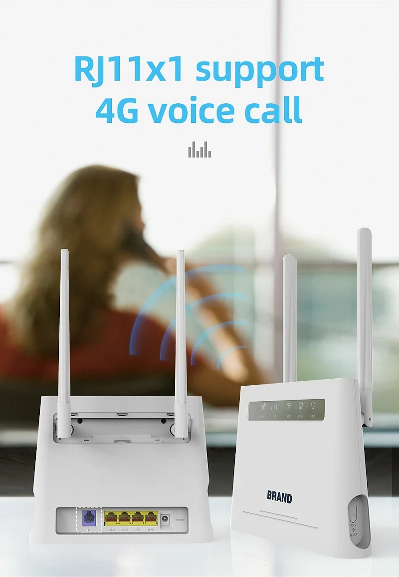 RJ11 Router Esim Wifi Repeater Sim Card  Modem Router Openwrt Router Internet Unlimited Internet Network Universal 4g Wifi Modem