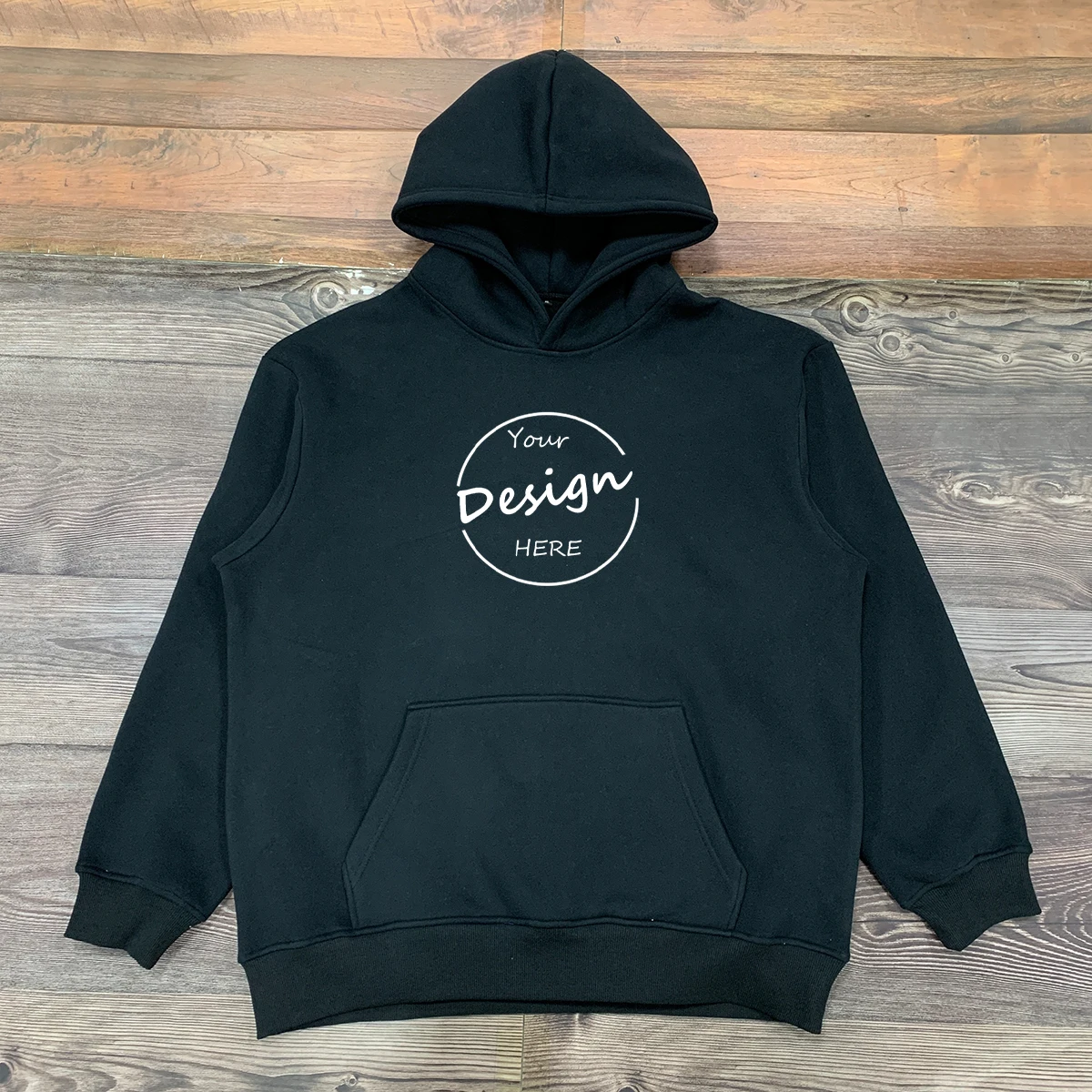 Men’s High Quality Oversized 100% Cotton Hoodies Wholesale Heavyweight Men’S Pullover Hoodie with Print Loose Fit