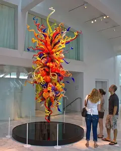 ECOJAS Luxury More Hotel Hanging Large Long Living Room Wedding Led Modern Ceiling Crystal Luxury Chandelier Pendant Light