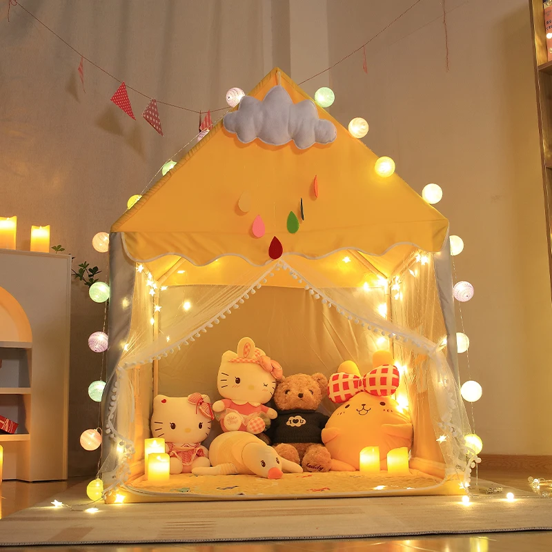 Guarantee of Arrival Games Castle Tents Fairy Princess House Pink Blue Baby Mini Tent