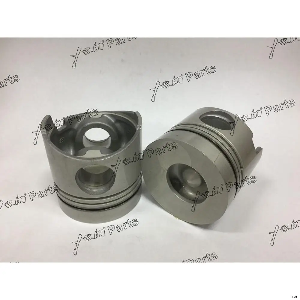 Engine Piston Kit With Pin CIR-CLIP Fit for Mitsubishi 6D16 Dump Truck Generator Set Marine Diesel Engine Parts