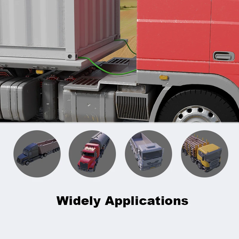 7 Way Trailer Cable,15 Ft Heavy Duty 7 Core Abs Electrical Power Coil