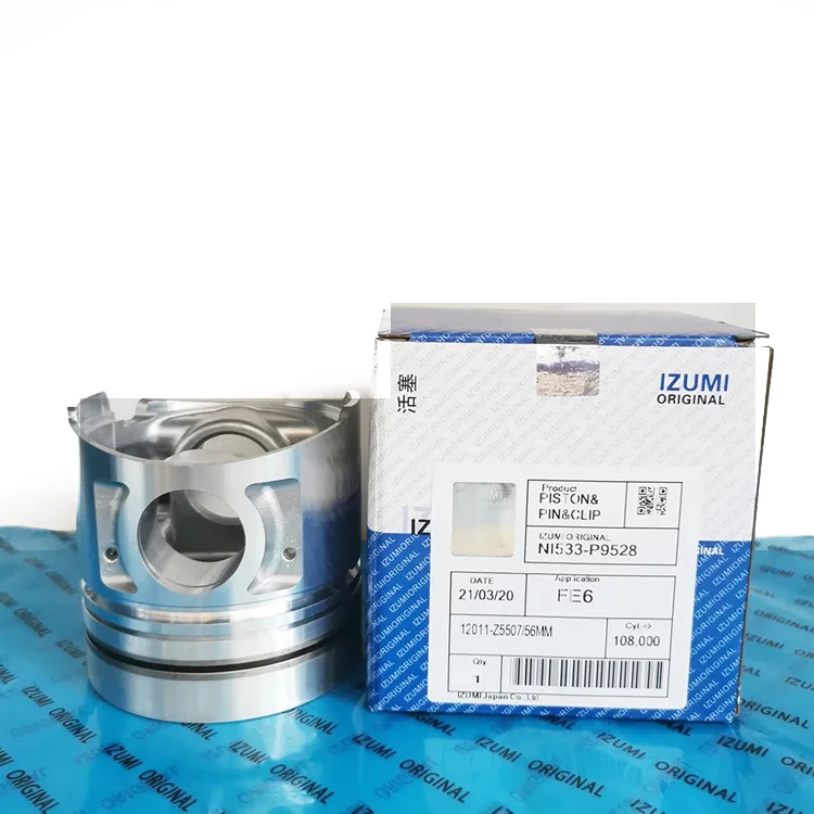 IZUMI ORIGINAL FE6 FE6T Piston Diesel Engine Piston For NISSAN