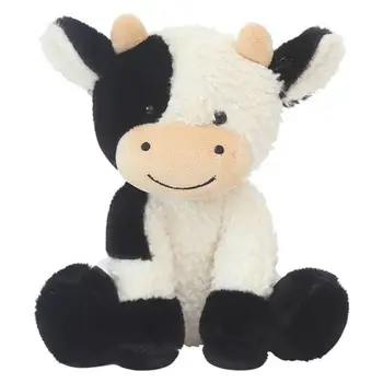 Wholesale 9 inches Black And White Cute Cow Doll Stuffed Animals Soft Plush Toy Gifts For Kids Children