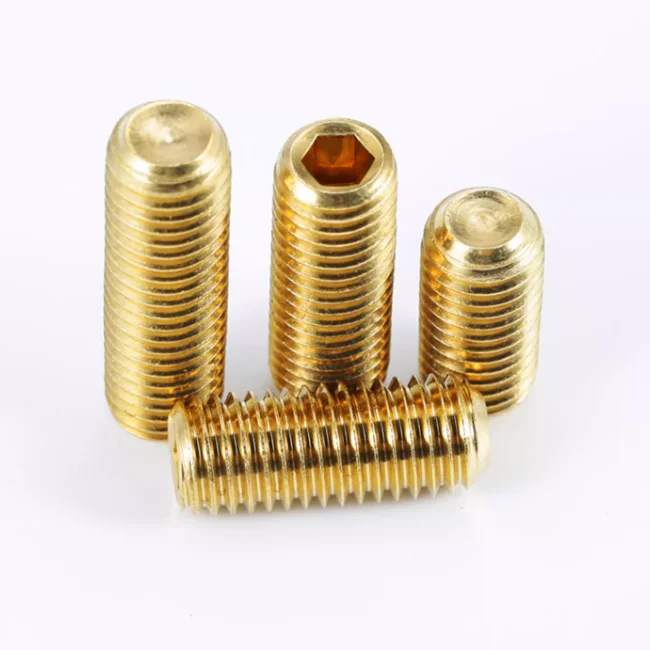 product high quality durable din913 brass set screws hex socket set screws-62