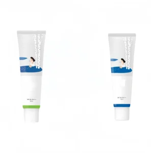 Hot Korean Rouund Care Sun Cream 50ml White Birch Tree Refreshing and Moisturizing Comfortable and Lightweight