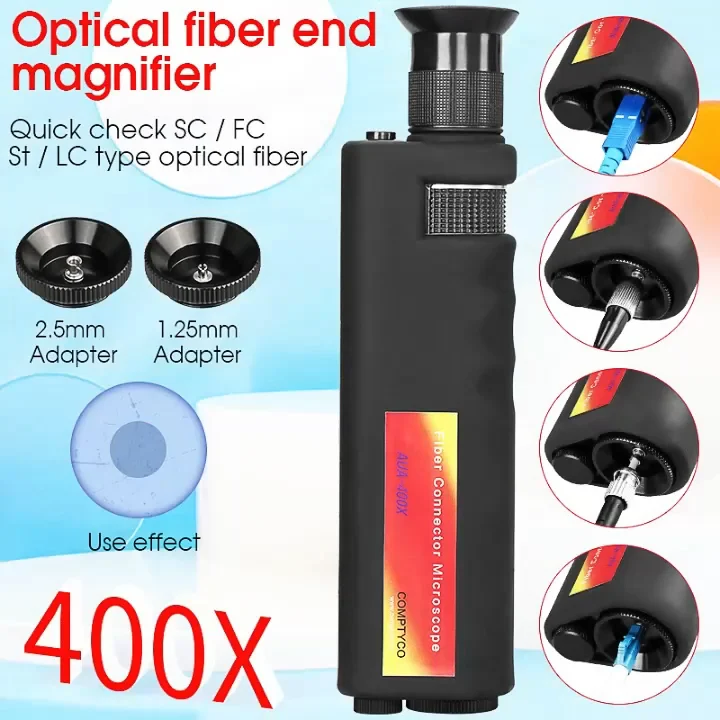 High Quality Magnifier 400x Fiber Optic Usb Microscopes 1.25&2.5mm