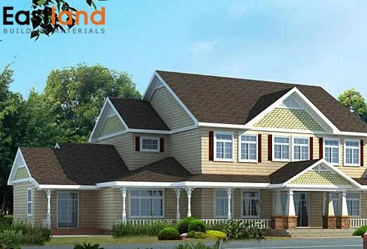 Customized Portable Prefabricated Villa Green Steel House Assembled Building with Waterproof Feature for Carport Use
