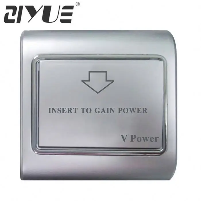 Energy Saving 40 Amp RF Key Card Switch Hotel Insert Wall for Apartment Use