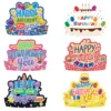 Birthday Crown Paper Hat Style 2 (6pcs/set)