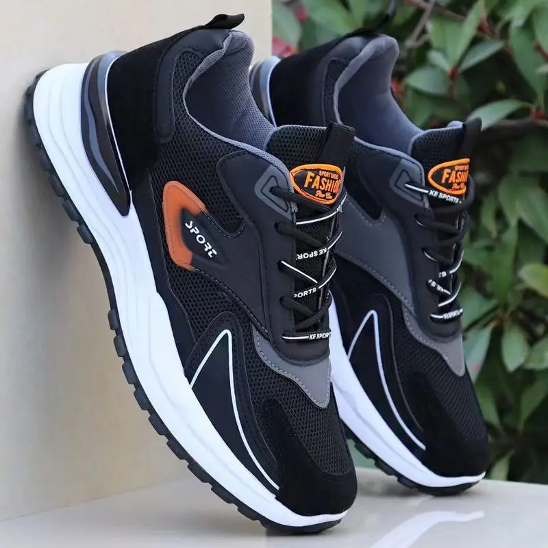 Men's Lace up Running Sport Walk Sneakers - Fashion & Comfort