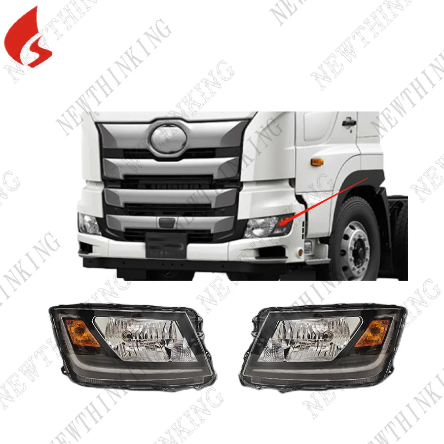 LED Front Lights for Hino Mega 700 - High Quality Spare Parts