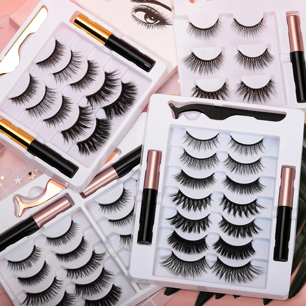 Magnetische Wimpern, Natürlich & 3D – Wasserfest, Wiederverwendbar, Für Glamourösen Augenlook