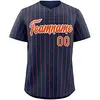 35.navyorange Stripe