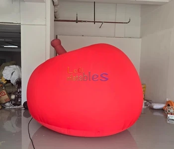 Commercial Activity Giant Inflatable apple Giant Inflatable Fruit Red apple Balloon for Advertising Decoration