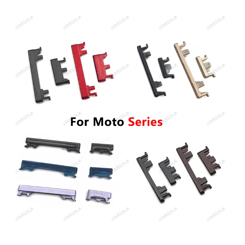 New Style Side Keys Power Volume Button Replacement Part for Moto G9 Power G8 Plus G7 Play Mobile Phone Accessories