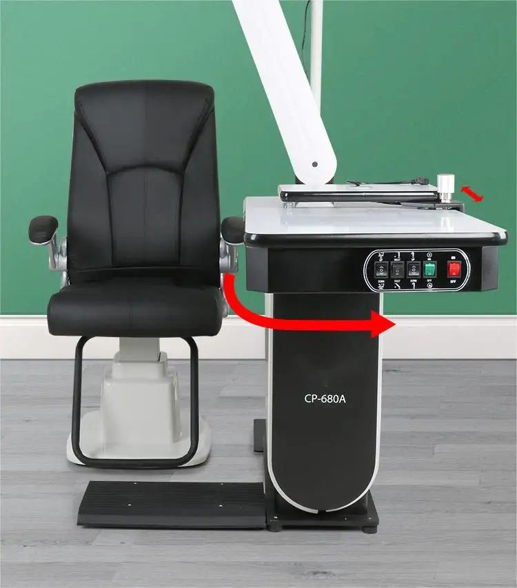 Rightway Brand Ophthalmology Equipment Table and Chair Complete Ophthalmic Refraction Units Price