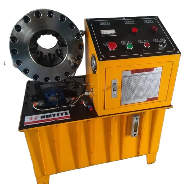 HYT-51 2 Inches Hot Sale Compact Yellow Brake Hose Crimping Machine for Construction Machinery