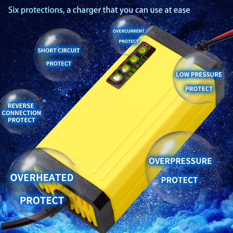 12v 2a Lead Acid Battery Charger Circuit   Pulse Car Battery Charger ABS Electric Desktop Charger with DC/AC Power Supply factory