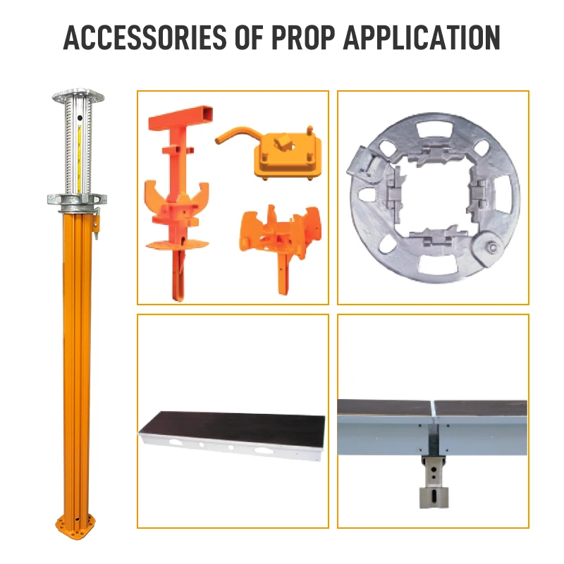 QUEEN Concrete Slab Prop and Reusable Formwork Aluminum Formwork for Concrete Multiprop Aluminum Slab Props