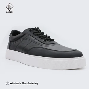 LANCI Oem Sneaker Manufacturer High Quality Mens Leather Shoes Custom Sneakers With Logo