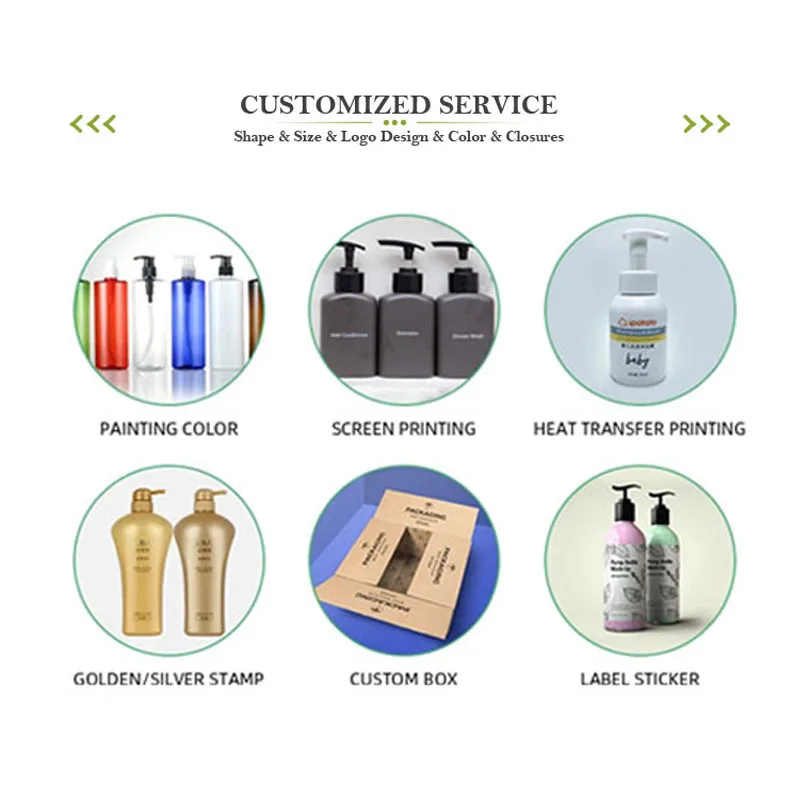 Small 50ml Clear PET Plastic Plastic Slim Cosmo Bottle with Cap for Cosmetic Lotion Body Oil Cream