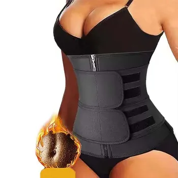 Breathable Women Waist Trainer Body Shaper Sheath Slimming Belt Tummy Sweat Shapewear Workout Corset