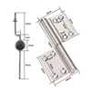 4inch flag-shaped hinge right